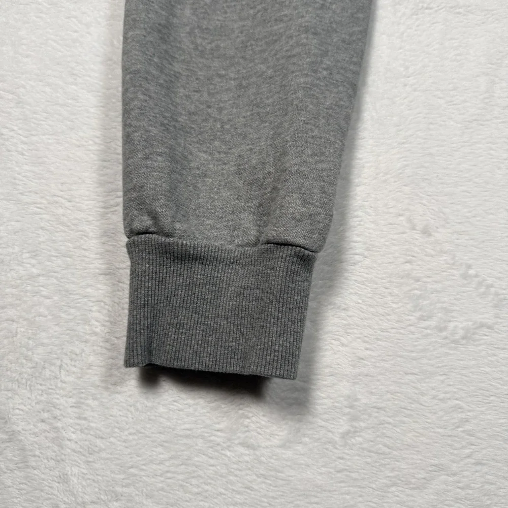 Puma Sweatpants Mens Small Gray Fleece Joggers‎ Ribbed Cuffs Logo 848417-03